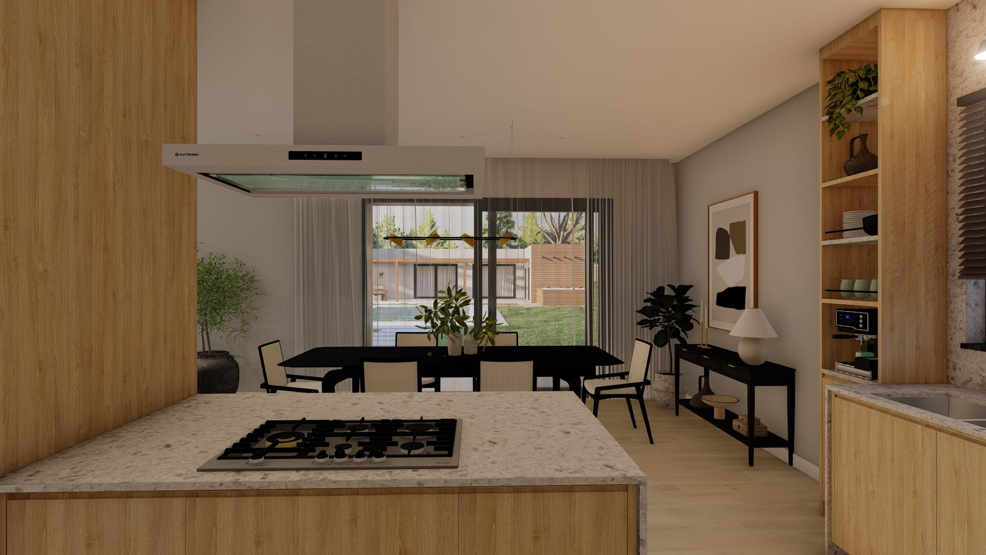 Verdizela property - landscaped private garden